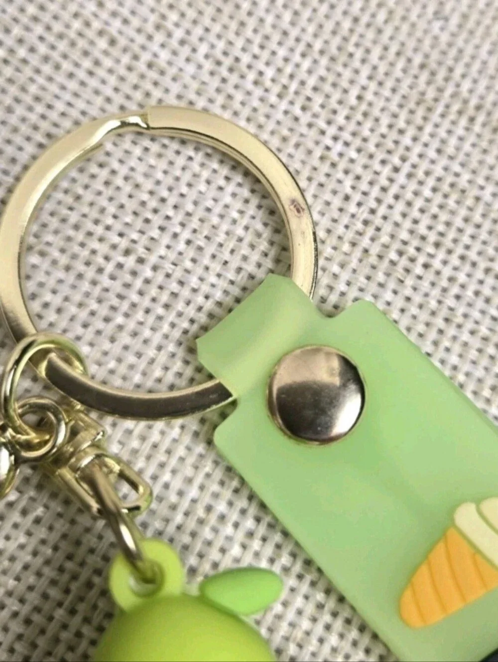 3D Figure Pochacco Ice Cream Cup Keychain Bag Charm Keyring